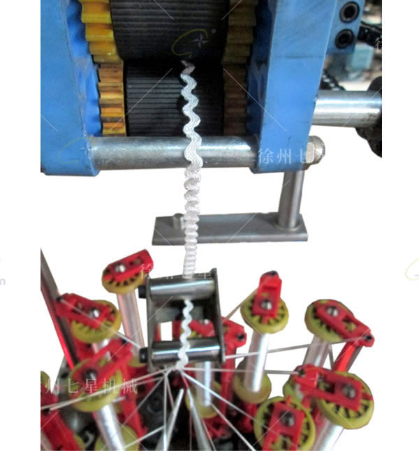 17錠波紋帶編織機